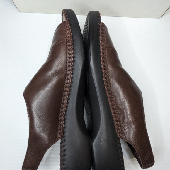 Naturalizer women's dune acorn leather slingback comfort sandals brown shoes 7 - Picture 8 of 13